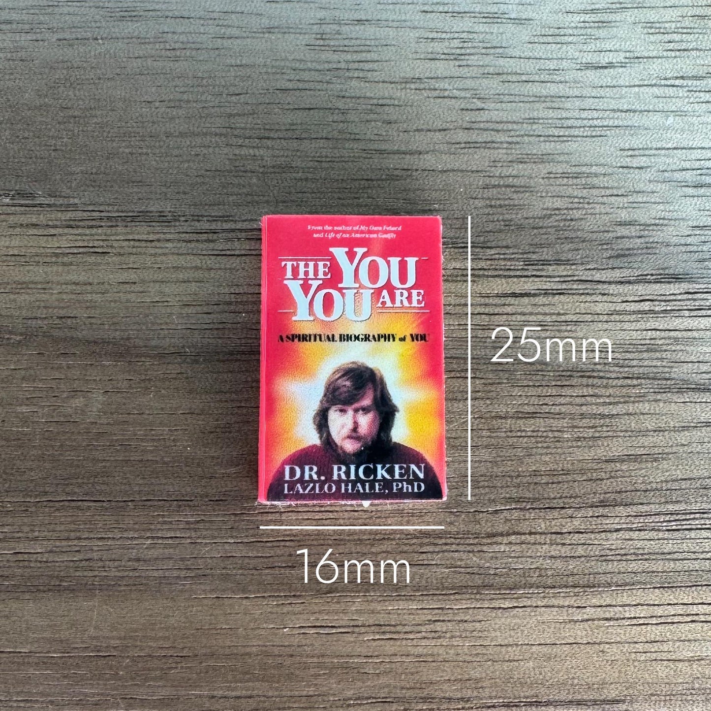 The You You Are lapel pin (tie-pin or brooch fastening) for Severence fans by David Asch Art & Design