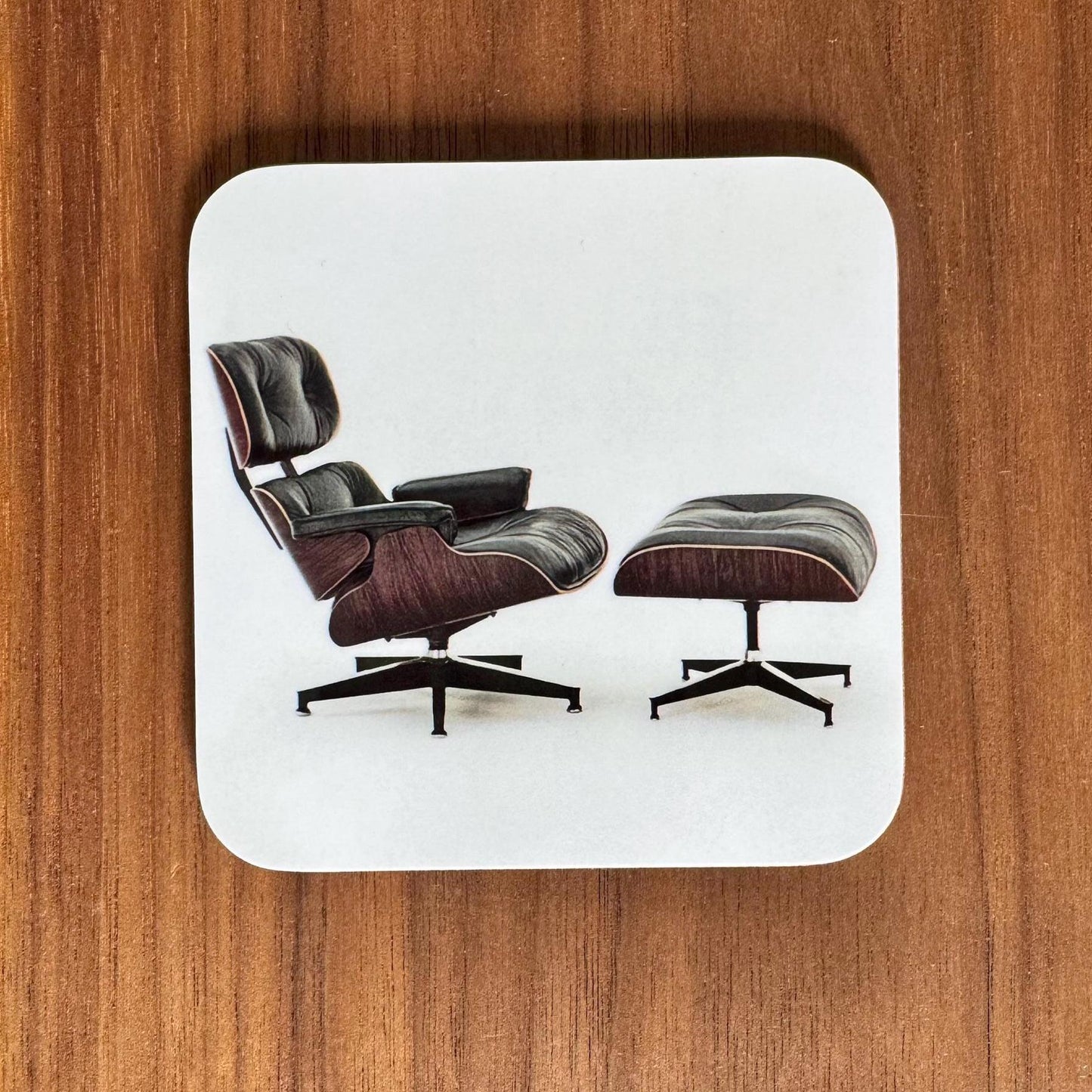 Mid-century chairs coasters (set of 4). Perfect present for a fan of iconic design by David Asch Art & Design