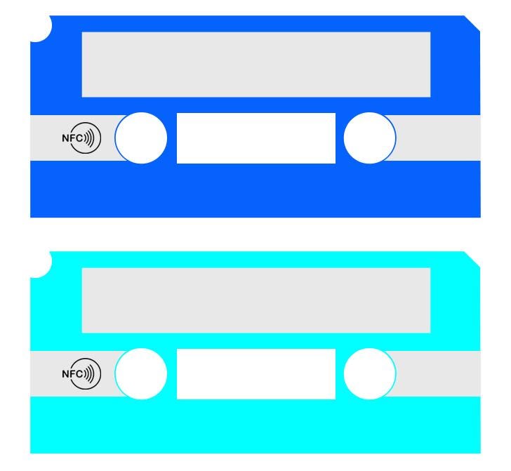 Personalised mixtape keyring - share your favourite music with a tap of the phone