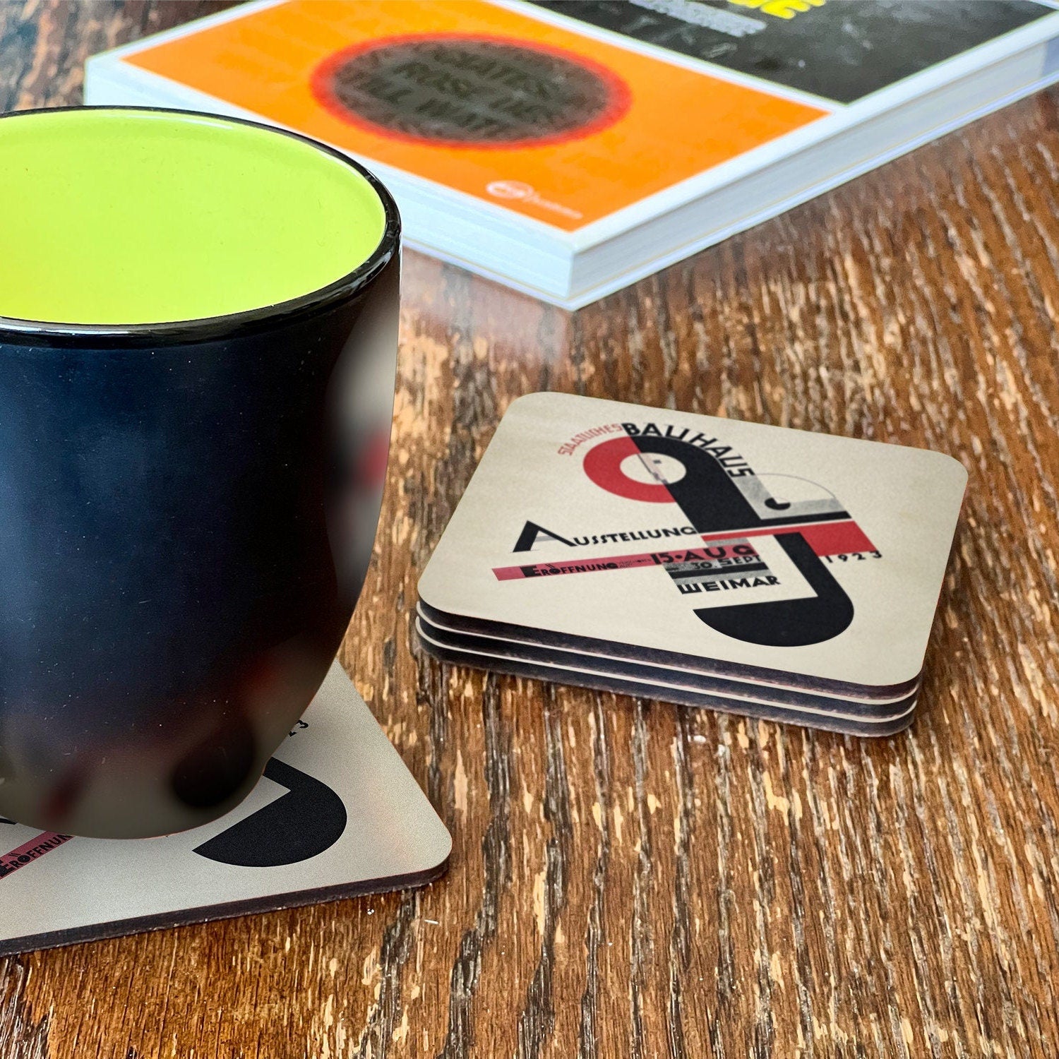 Bauhaus Ausstellung 1923 design drinks coasters