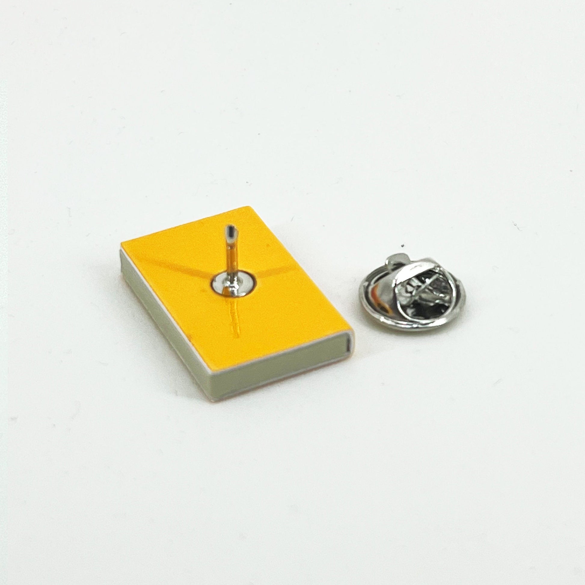 Personalised mini book lapel pin