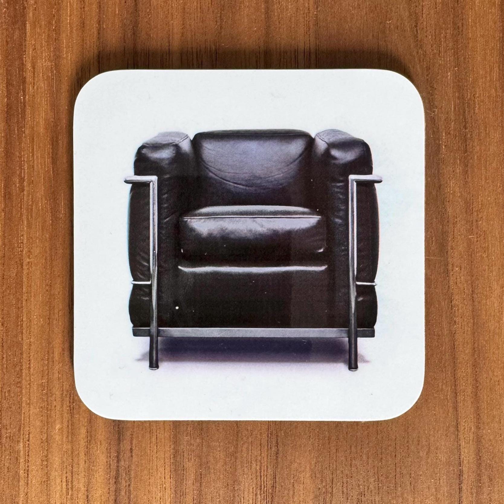 Mid-century chairs coasters (set of 4). Perfect present for a fan of iconic design by David Asch Art & Design